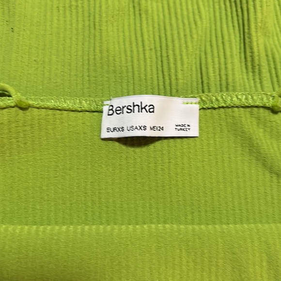 NWOT Bershka XS green dress - Picture 3 of 3